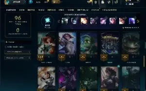 Unranked com 55 Champs e 20 Skins