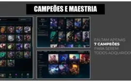 CONTA LOL GOLD 2; 143 CHAMPS; 60 SKINS