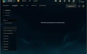Conta League of Legends Platina 4,Todos os Champ,skins e EA