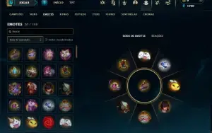 Ouro 2 com 35 Champs e 13 Skins + 1 Fragmento