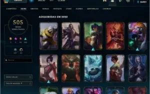 Conta D2 ex mestre. Full champ 506 skins Preço de banana