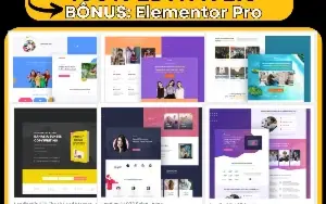 + 1.000 Páginas de Vendas Prontas + Elementor Pro 2024