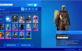 conta fortnite com passe 5, muitas skins e jogos na epic