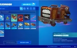 conta fortnite com passe 5, muitas skins e jogos na epic