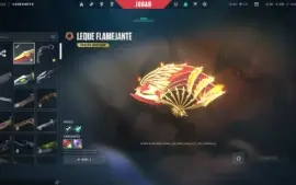 pra hj! conta valorant ascendente 1 muitas skins