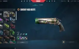 pra hj! conta valorant ascendente 1 muitas skins