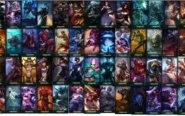 LoL - 136 Skins, Platina V - Muita coisa unica