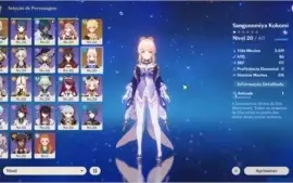 AR38 Kokomi C1 + Jean + Orgulho Celestial + Yanfei C4