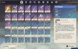 AR38 Kokomi C1 + Jean + Orgulho Celestial + Yanfei C4