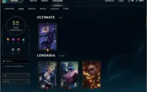 Conta League of Legends season 3