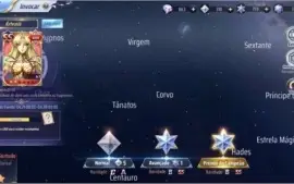 Conta forte lvl 66 Saint Seiya Awakening ,A36-Vulpecula gogo