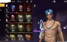 Conta Super Antiga Free Fire Gemada Com Calça Angelical Azul