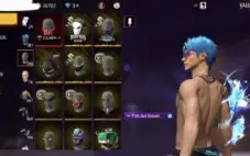 Conta Super Antiga Free Fire Gemada Com Calça Angelical Azul