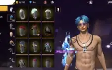 Conta Super Antiga Free Fire Gemada Com Calça Angelical Azul