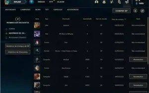 Conta diamante 2 com 36 Champs e 3 Skins + 38 Espolios