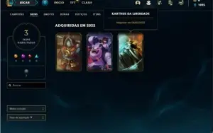 Conta diamante 2 com 36 Champs e 3 Skins + 38 Espolios