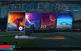 Conta Rocket League Champion Rumble e Diamante 3 no 3x3