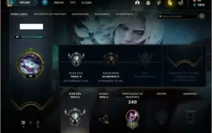 Conta bronze 2 com 82 champs e 24 skins