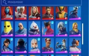 Conta de Fortnite com mais de 120 jogos na Epic