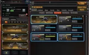 Conta com 4 itens vips!! 1º Tenente Nível 4