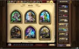 Conta Hearthstone 117 Lendárias, todos os heróis dourados.