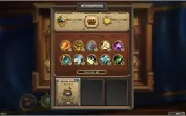 Conta Hearthstone 117 Lendárias, todos os heróis dourados.