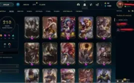 Conta Lol 15 skin mítica e muitas outras skins, lv 492