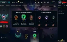 Conta lol platina 3
