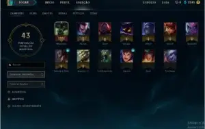 Conta De League Of Legends Nível 27