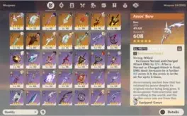 Genshin impact AR58 - 12 legendary characters | 12 legendary