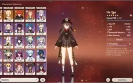 Genshin impact AR58 - 12 legendary characters | 12 legendary