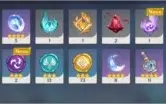 Conta Genshin Ar55 |9xT5*, Xiao c1, Lança de Jade, Childe C1