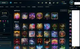 Conta LOL level 282 "Conta season 3" 214 Skins