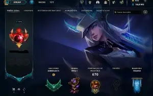 Conta league of legends 1562 SKINS