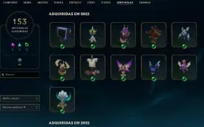 Conta league of legends 1562 SKINS