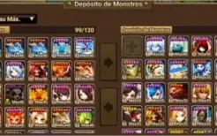 conta de summoners wars com varios nat 5