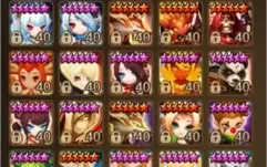conta de summoners wars com varios nat 5