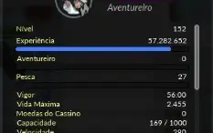 Conta server omega iron hard LV 152 com pokés 