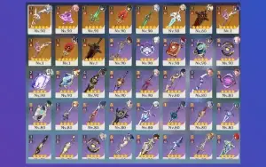 15 Personagens 5, 11 Armas 5, Level 58