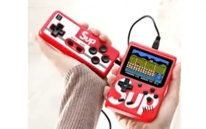 Mini Game Video Retro Com Jogos Internos E Controle 8 Bit