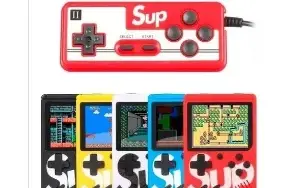 Mini Game Video Retro Com Jogos Internos E Controle 8 Bit