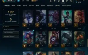 Diamante 2 com 65 Champs e 13 Skins