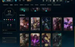 Diamante 2 com 65 Champs e 13 Skins
