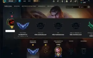 Diamante 2 com 65 Champs e 13 Skins