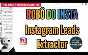 Extrator De Contato Instagram - Pc - (Instagram)