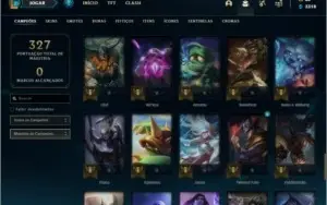 Conta diamante 4 com 74 champs e 17 skins