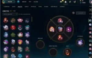 conta level 144 com 196 skins 3 miticas 35 cromas 93 emotes
