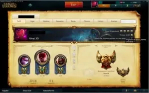 Conta Ouro V, Skin Vitoriosa, Mais de 190 skin