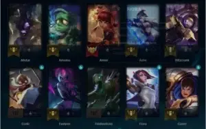 CONTA LOL UNRANKED NÍVEL 72 + 41 CAMPEÕES + 17 SKINS