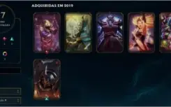 CONTA LOL UNRANKED NÍVEL 72 + 41 CAMPEÕES + 17 SKINS